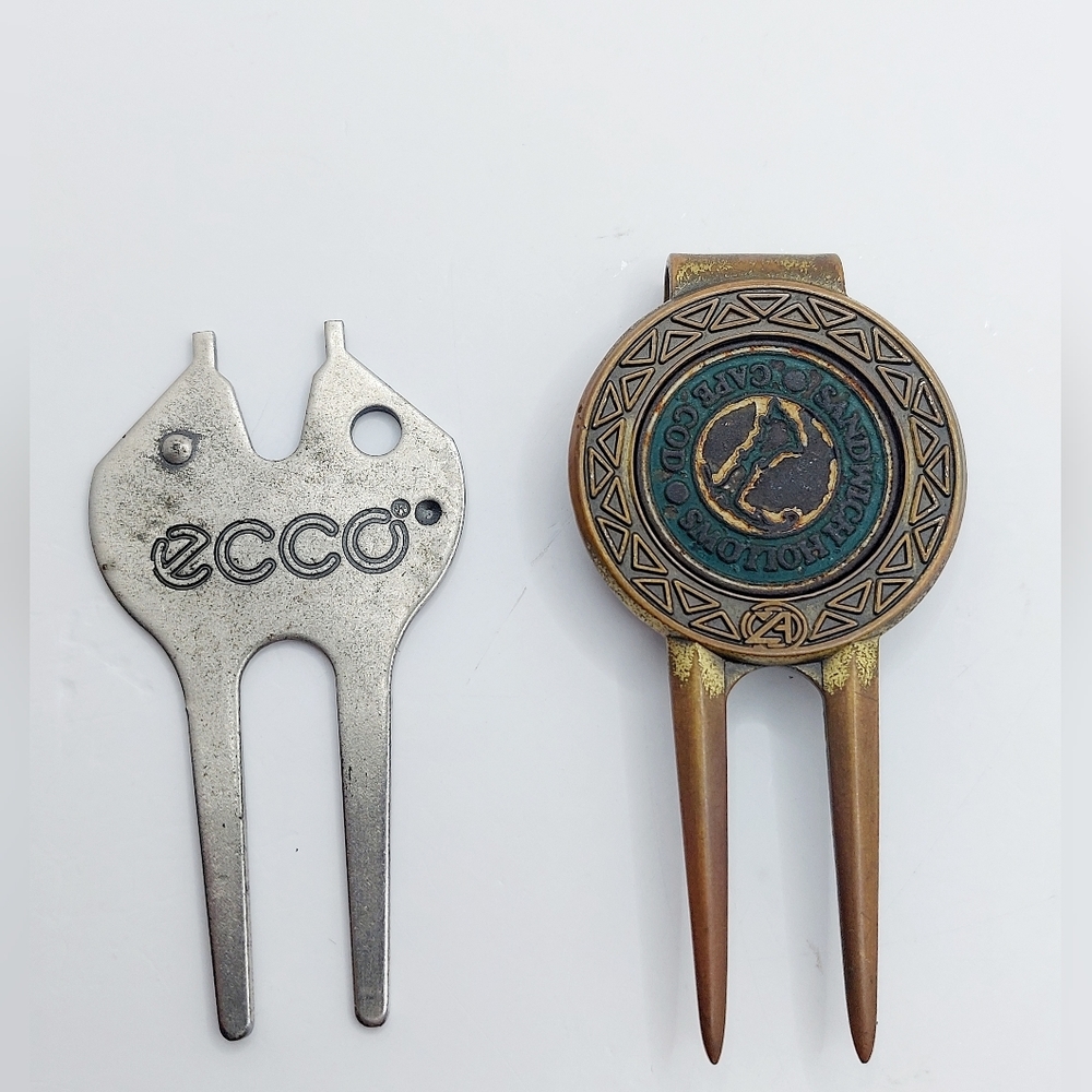 Vtg ECCO Diviot Tool and Spike Tool Cape Cod‎ Sandwich Hollows Divot